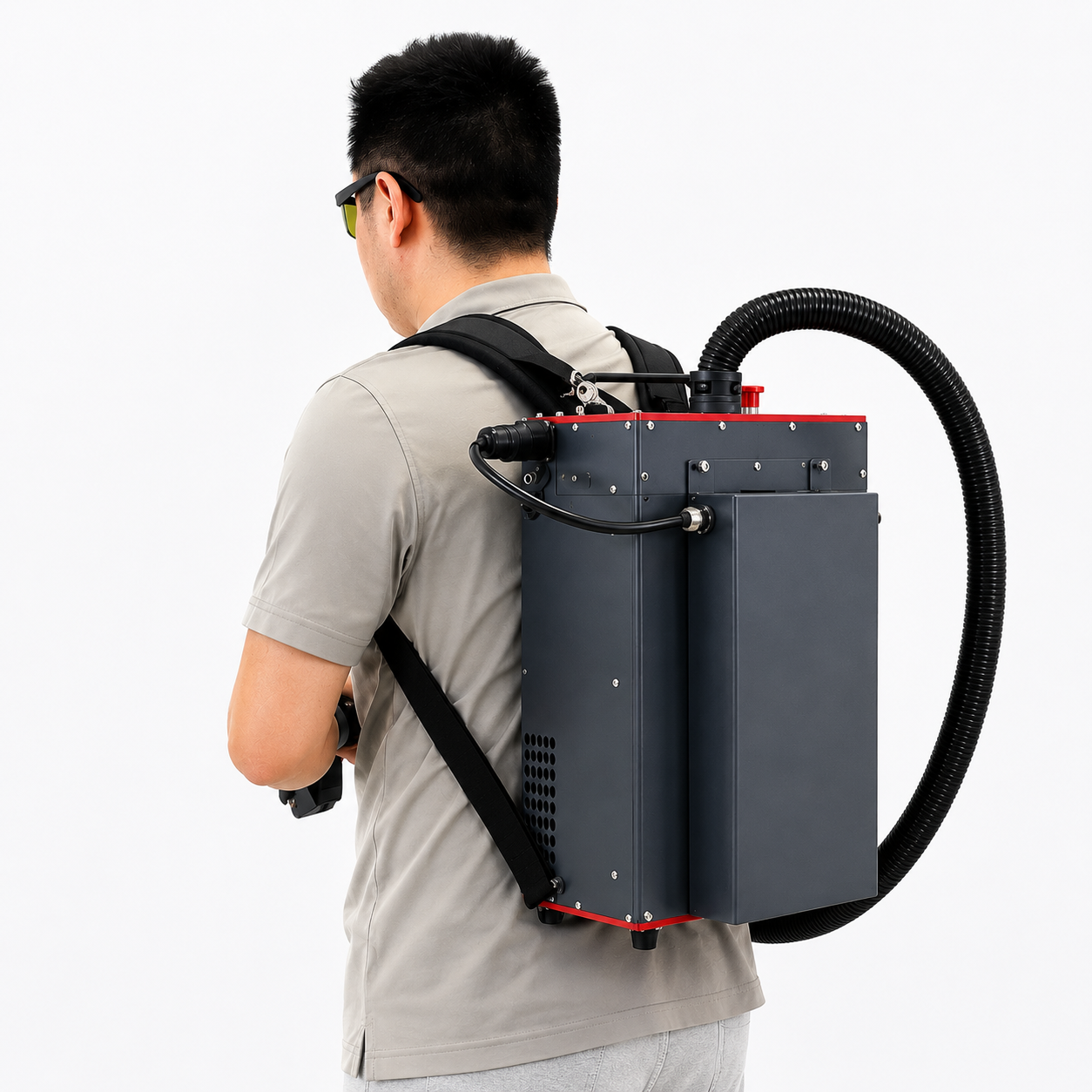 Limpiadora láser portátil tipo mochila DW-FLC-100SC/300SC